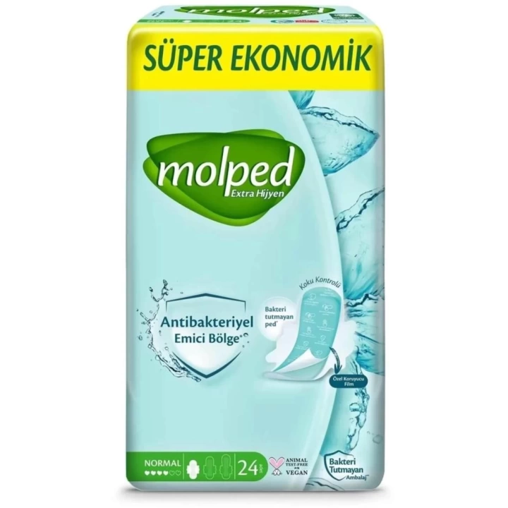 BFS   Molped Extra Hijyen Normal Ped Süper Eko 24 Adet