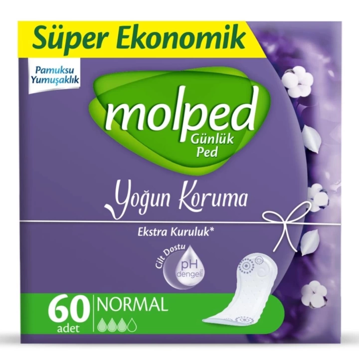 BFS   Molped Günlük Ped Yoğun Koruma Süper Eko 60 Adet