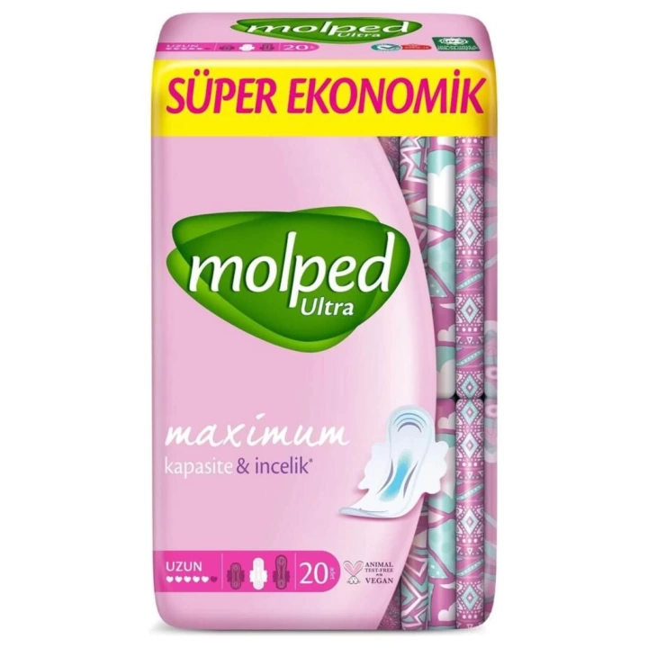 BFS   Molped Ultra Anatomik Uzun Ped Süper Eko 20 Adet
