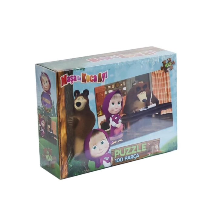 BFS   MS7968 Maşa ile Koca Ayı 100 Parça Puzzle -LaçoKids