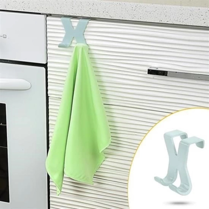 BFS  Mutfak Banyo Dolap Kapağına Takılan Meta Havlu Askılığı Aparatı