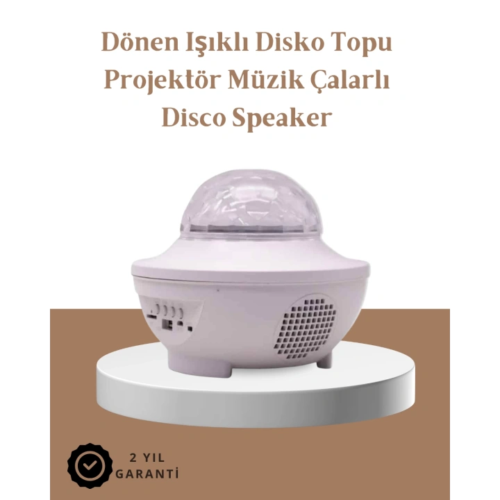 BFS Müzik Ritimli Işık Değişimi & Dönen Dalga Efekti – Galaxy Projektör