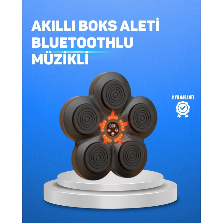 BFS Müzikli Boks Duvar Paneli Akıllı Işık Sistemli Refleks ve Kondisyon Aleti