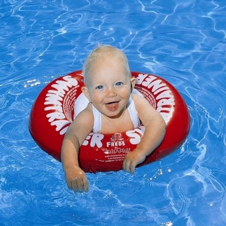 BFS  Mycey Swimtrainer Yüzme Simidi (3-4 Yaş) Red