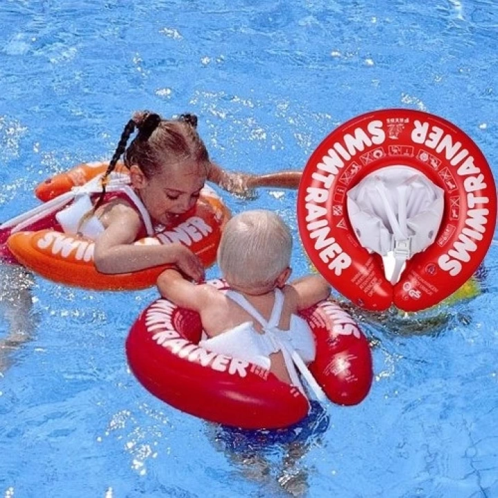 BFS  Mycey Swimtrainer Yüzme Simidi (3-4 Yaş) Red