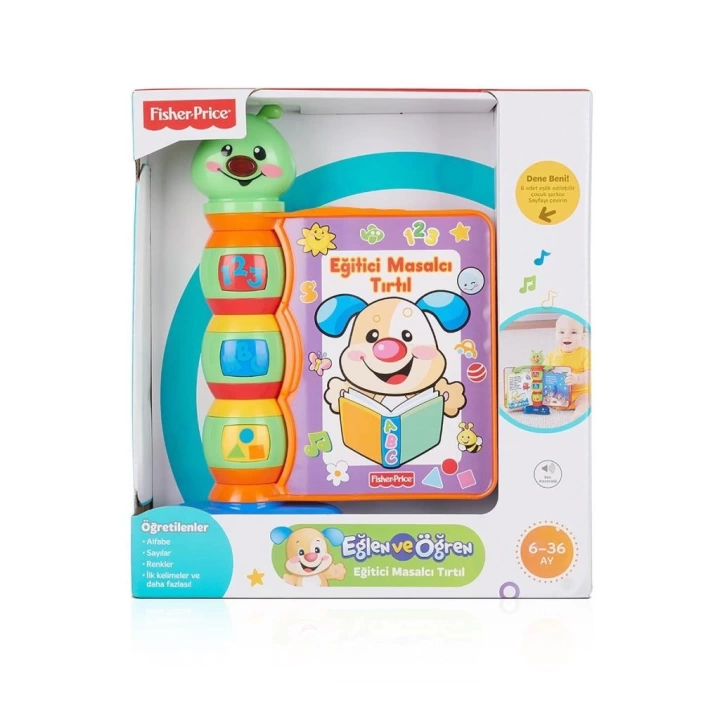 BFS  N3835 Fisher-Price® Eğlen ve Öğren Eğitici Masalcı Tırtıl / Türkçe / +6 ay