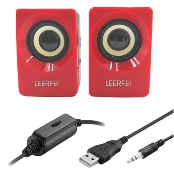 BFS  N62 1+1 Multimedia USB ve Jacklı Mini Hoparlör Yüksek Stereo Ses Sistemi