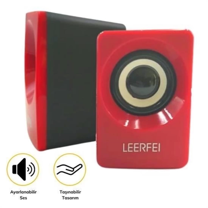 BFS  N62 1+1 Multimedia USB ve Jacklı Mini Hoparlör Yüksek Stereo Ses Sistemi