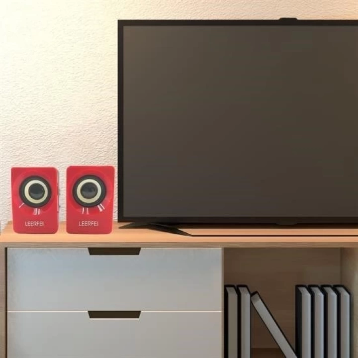BFS  N62 1+1 Multimedia USB ve Jacklı Mini Hoparlör Yüksek Stereo Ses Sistemi