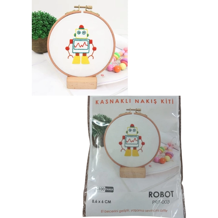 BFS Nakış Kitleri Kasnaklı 8.6 X 6 cm Robot