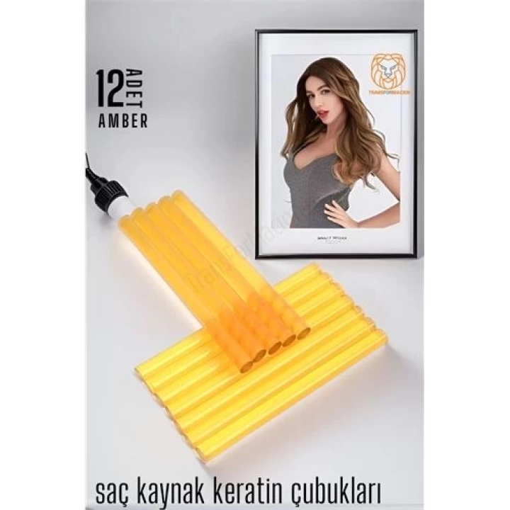 BFS Nano Keratin Kaynak Çubukları 12 ADET AMBER Absolute