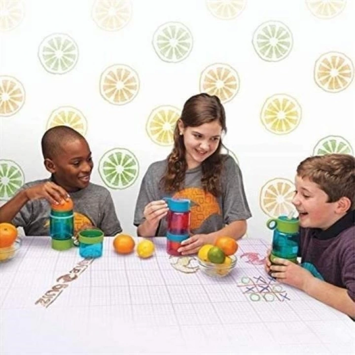 BFS  Narenciye Limon Sıkmalı Pratik Detoks Toksin Atıcı Su Matarası Spor Şişesi