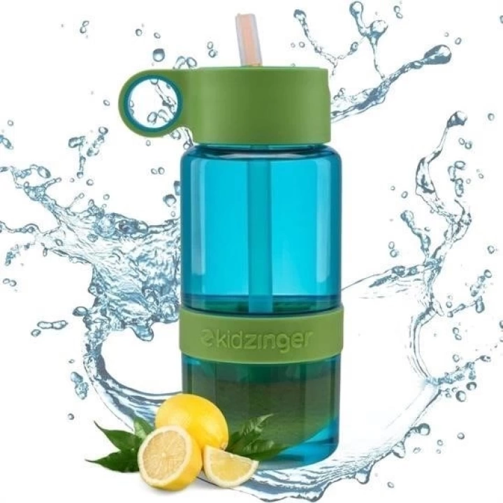 BFS  Narenciye Limon Sıkmalı Pratik Detoks Toksin Atıcı Su Matarası Spor Şişesi