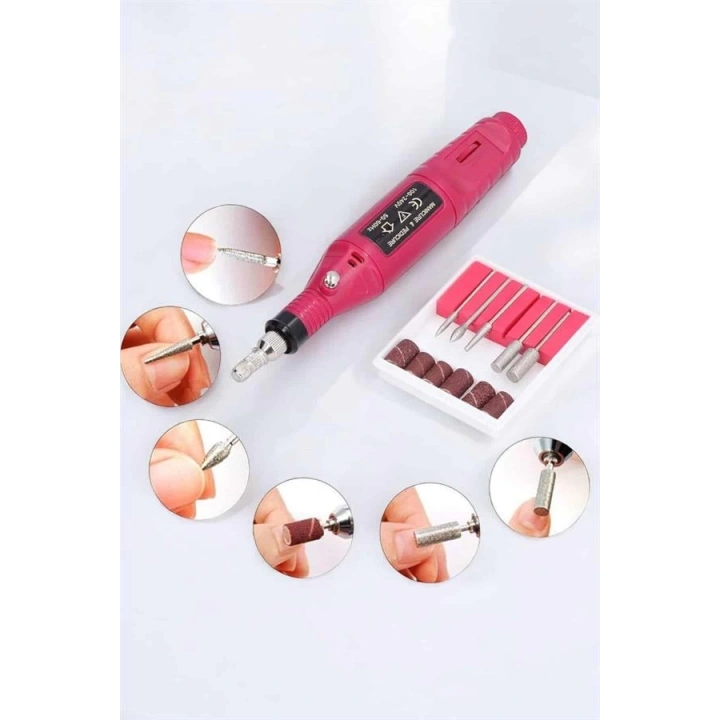 BFS Nasır Temizleyici Manikür Pedikür Seti Elektrikli USB Girişli