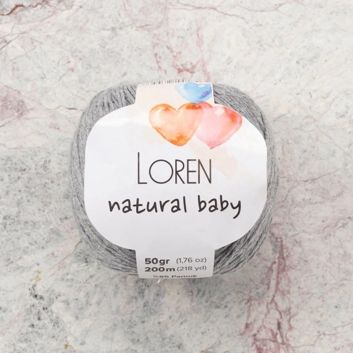 BFS  Natural Baby Açık Gri El Örgü İpi - R079 - 33827