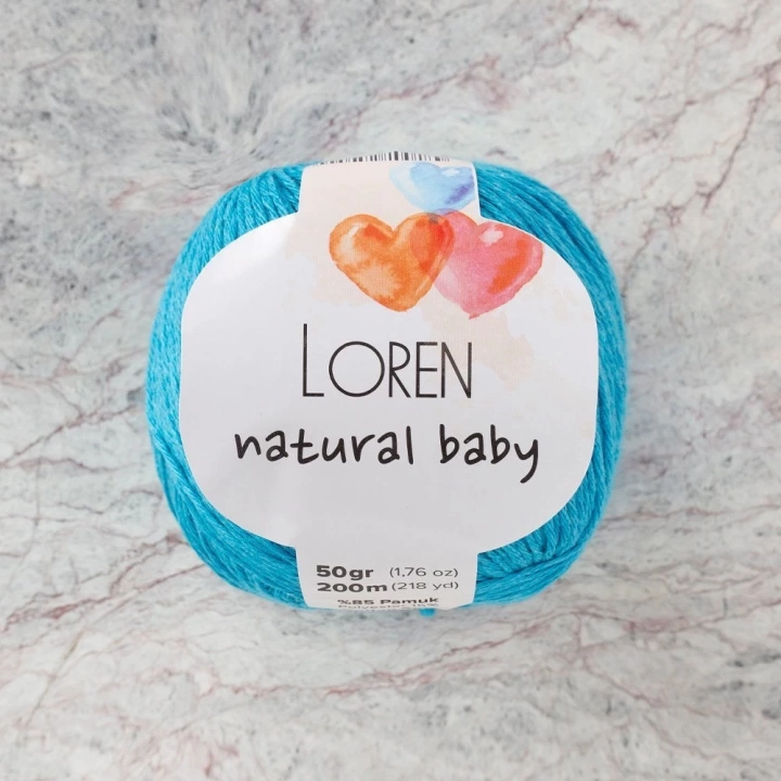 BFS  Natural Baby Turkuaz El Örgü İpi - R091 - 33934