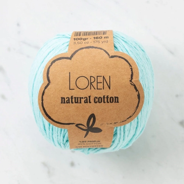 BFS  Natural Cotton Cam Göbeği El Örgü İpi - R087 - 33901