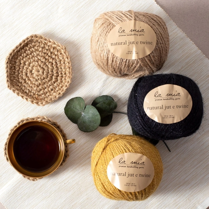 BFS  Natural Jute Twine 100 gr Bordo Jüt İp - L211 - 34105
