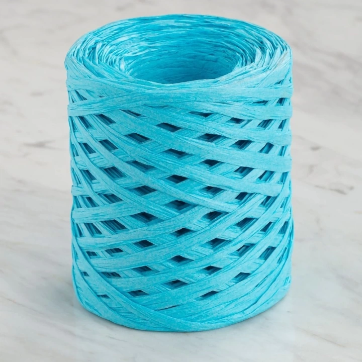 BFS  Natural Raffia 90 gr Turkuaz Kağıt İp - 20