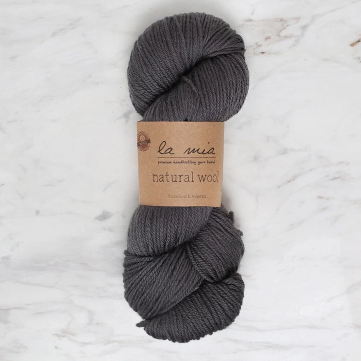 BFS  Natural Wool Antrasit El Örgü İpi - L900 - 34397