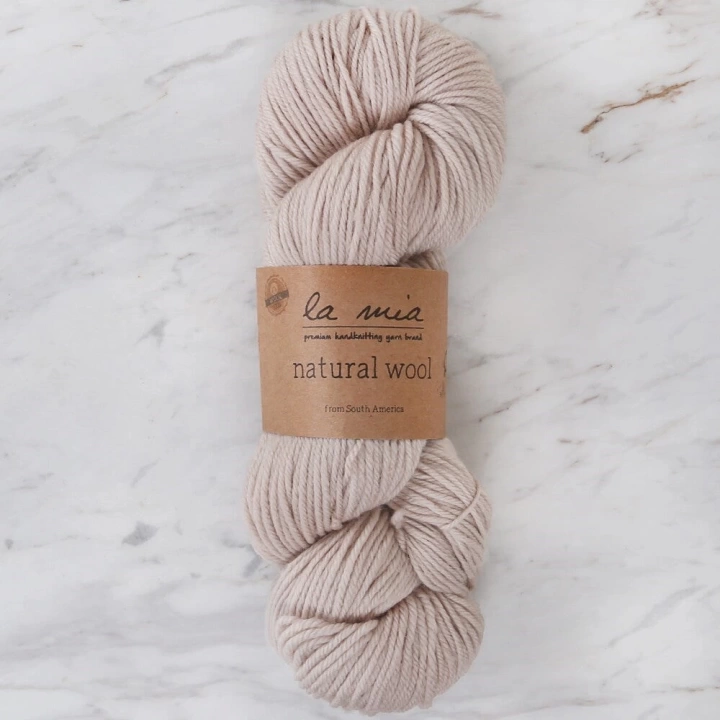 BFS  Natural Wool Bej El Örgü İpi - H2 - 33606