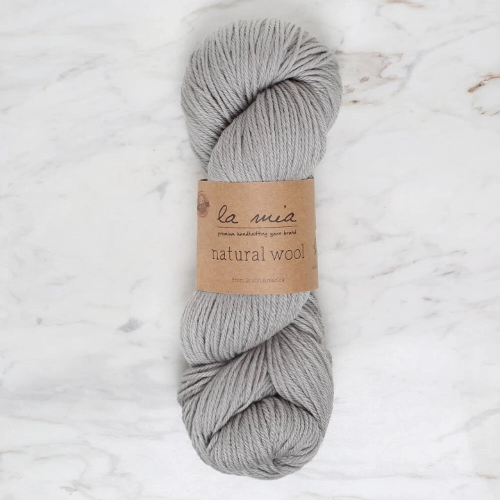 BFS  Natural Wool Gri El Örgü İpi - L946 - 34396