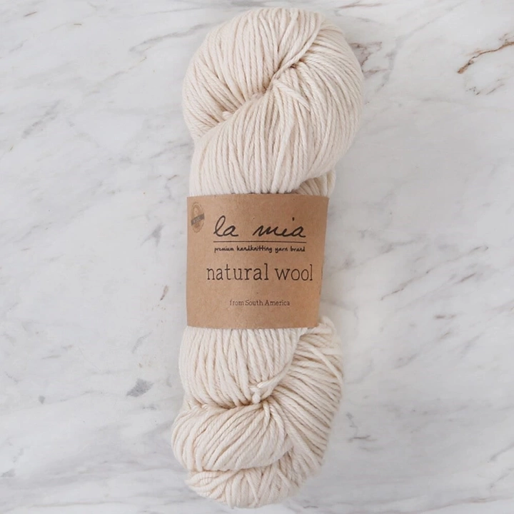 BFS  Natural Wool Krem El Örgü İpi - H1 - 33607