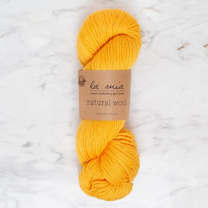 BFS  Natural Wool Sarı El Örgü İpi - L877 - 34401
