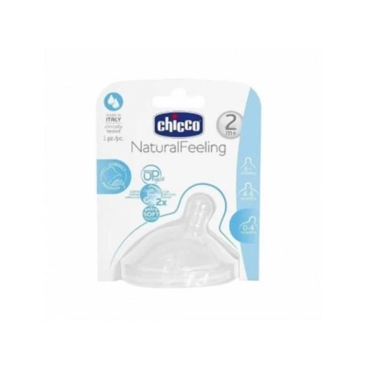 BFS     NaturalFeeling Biberon Emziği 2 Ay+ Orta Akış Tekli