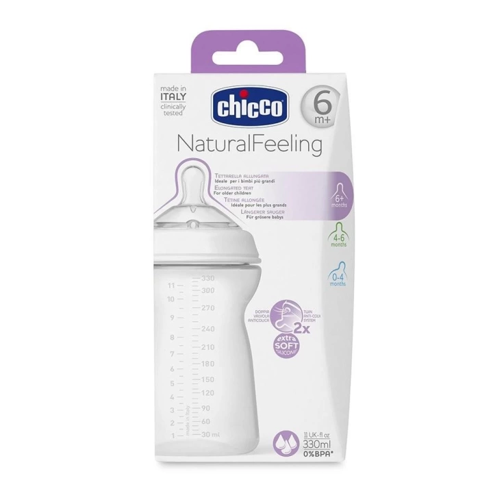 BFS     NaturalFeeling PP Biberon 6 Ay+ 330ml