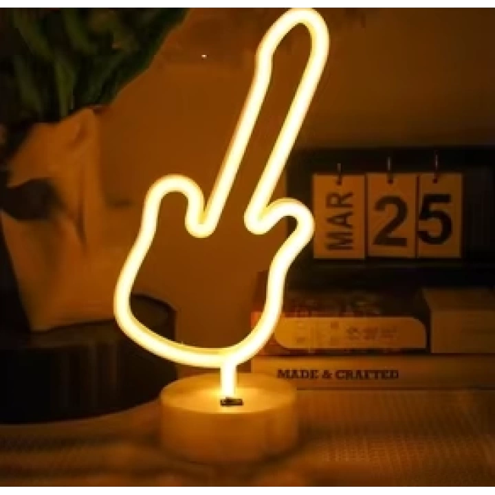 BFS Neon Gitar Masa Lambası