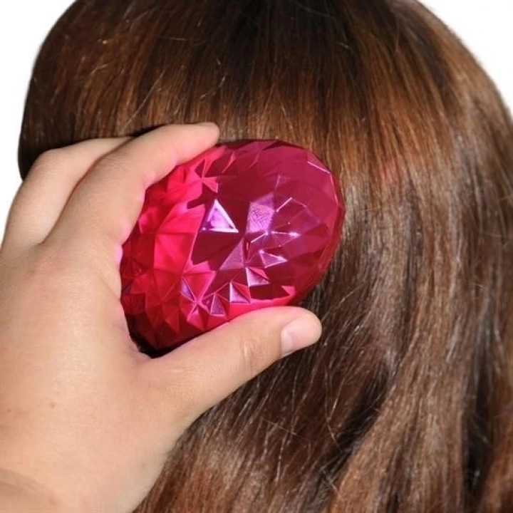 BFS  Neon Pembe Düzleştirici Tarak Geniş AralıklıHer Saç Tipine Uygun Fırçalı Saç Düzleştirici