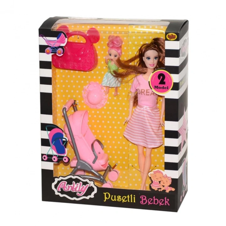 BFS Nessiworld 02426 Anlily Pusetli Bebek -Oydaş Oyuncak