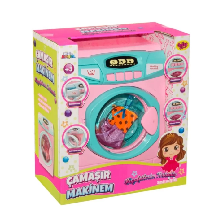 BFS Nessiworld 02608 Sesli ve Işıklı Çamaşır Makinesi -Oydaş