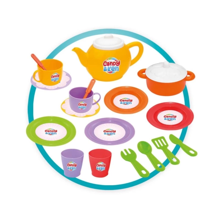 BFS Nessiworld  03021 Candy Ken Ev Çay Set -Dede