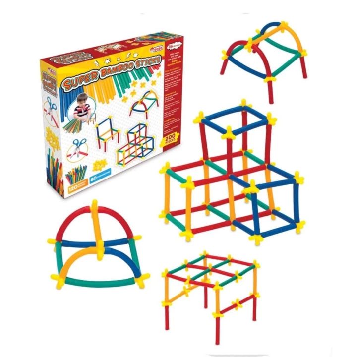 BFS Nessiworld 03461 SÜPER BAMBU ÇUBUKLAR 200 PARÇA