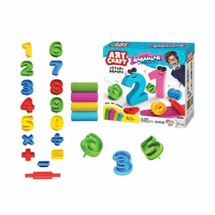 BFS Nessiworld 03552 3D RAKAMLAR HAMUR SET 200GR