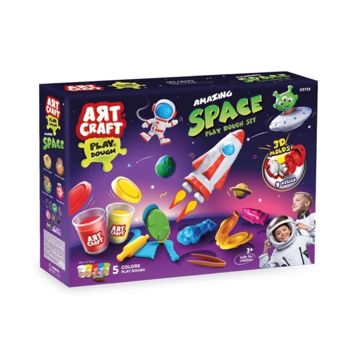 BFS Nessiworld 03733 İNANILMAZ UZAY OYUN HAMUR SET 380 GR