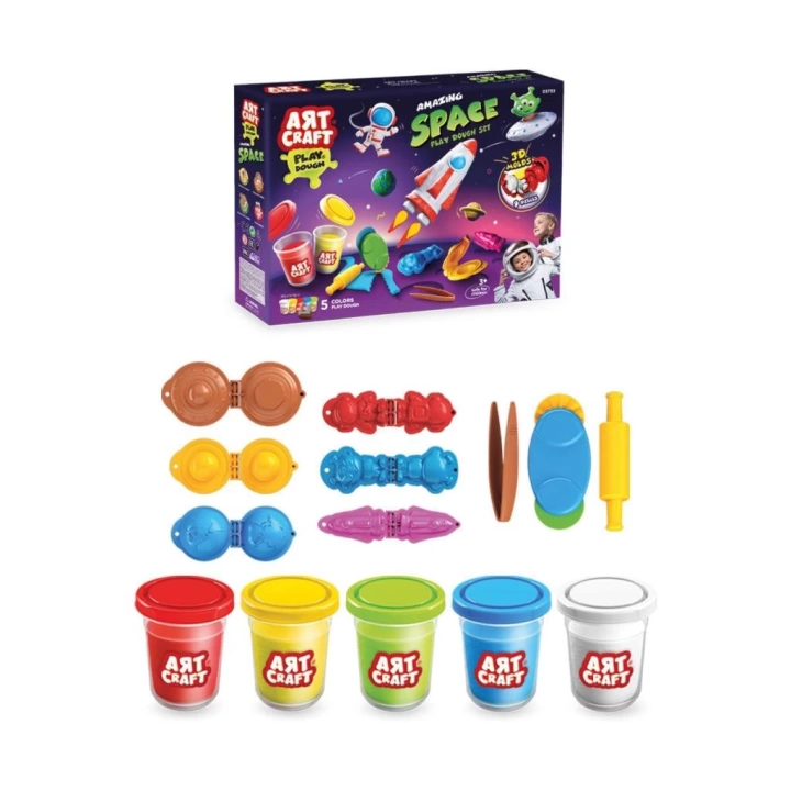 BFS Nessiworld 03733 İNANILMAZ UZAY OYUN HAMUR SET 380 GR