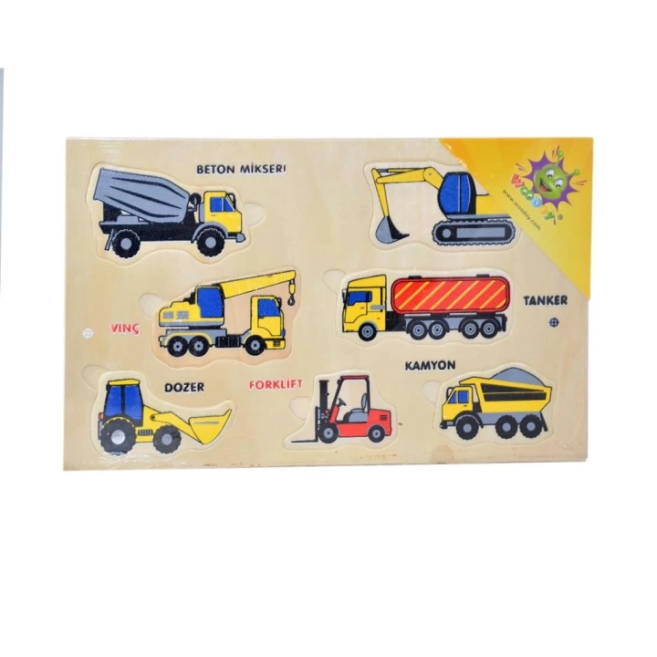 BFS Nessiworld 109 Woodoy Yapboz İş Makineleri