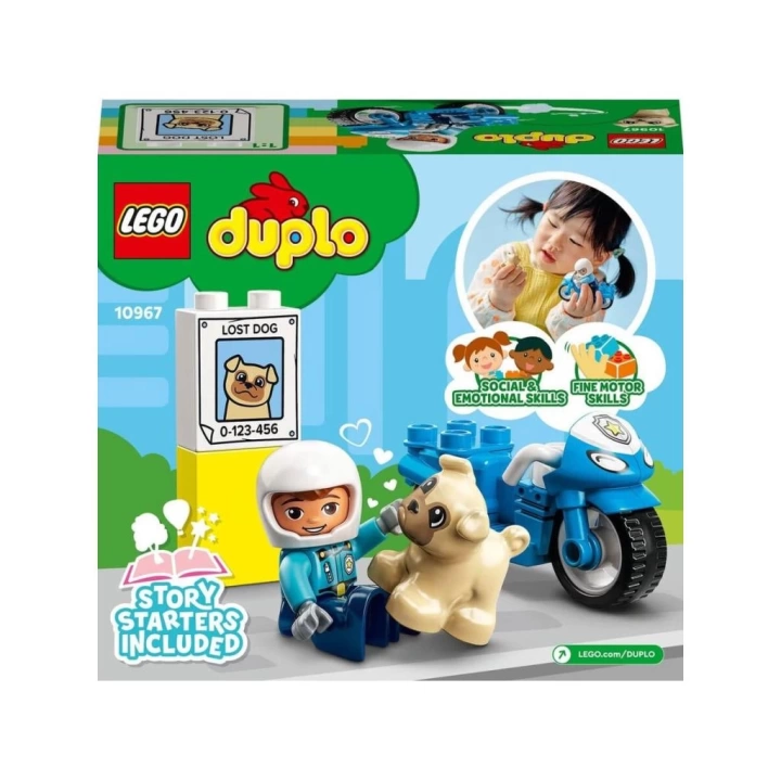 BFS Nessiworld 10967 Lego Duplo - Polis Motosikleti 5 parça +2 yaş