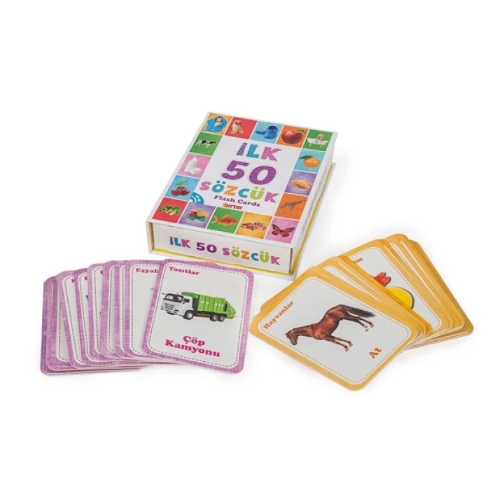BFS Nessiworld 1161  Flash Cards  İlk 50 Sözcük -DıyToy