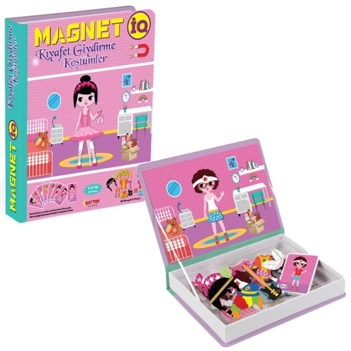 BFS Nessiworld 1499 DıyToy, Magnet Kıyafet Giydirme Oyunu / +3 yaş