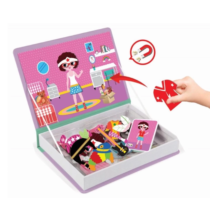 BFS Nessiworld 1499 DıyToy, Magnet Kıyafet Giydirme Oyunu / +3 yaş