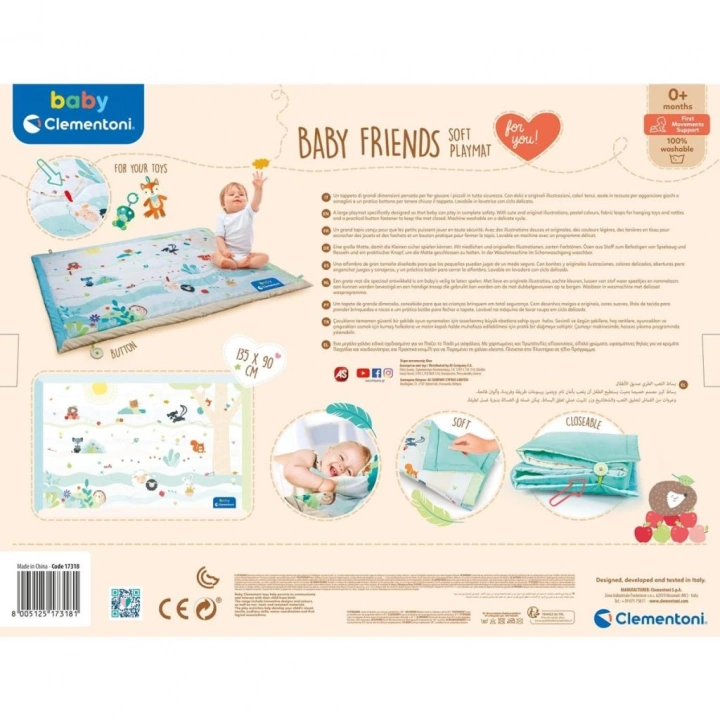 BFS Nessiworld 17318 Baby Clementoni - Oyun Halısı +6 ay