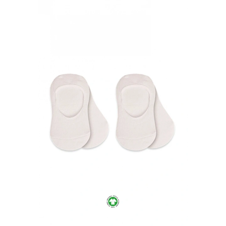 BFS NessiWorld 2Li Penye Babet Silikonlu Basic Çorap 30104 Ekru Ekru (ADET FİYATIDIR)