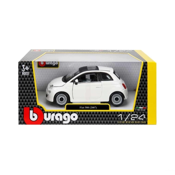 BFS Nessiworld 22106 Burago 1:24 Fiat 500 2007 Model Araba