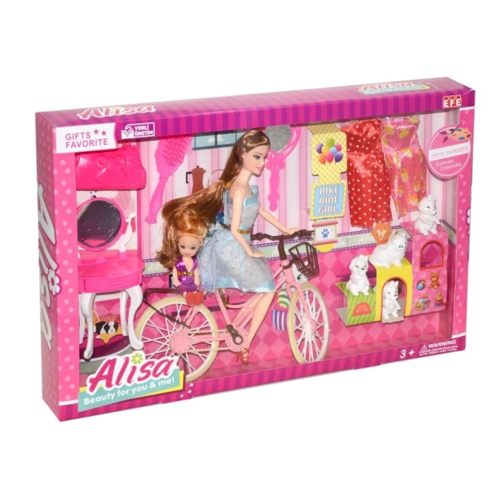 BFS Nessiworld 255 Efe, Alisa ve Bisikleti Oyun Seti / +3 yaş