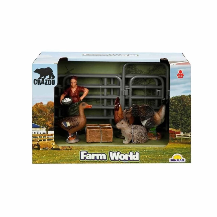 BFS Nessiworld 2689 Farm World Çiftlik Hayvanları Küçük Oyun Seti