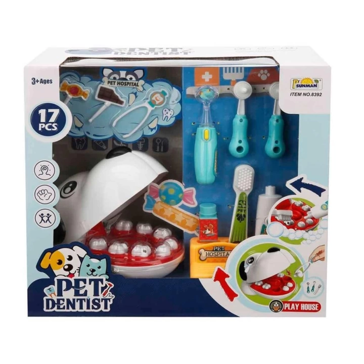 BFS Nessiworld 3162 Veteriner Diş Hekimi Seti 17 Parça -Sunman